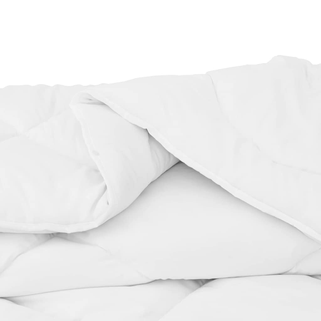 vidaXL 2-in-1 Bettdecke Weiß 260 x 220 cm Polyester