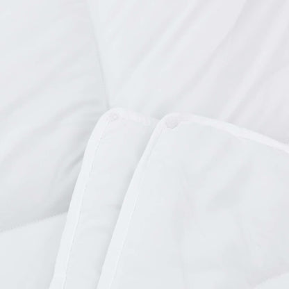 vidaXL 2-in-1 Bettdecke Weiß 240 x 260 cm Polyester