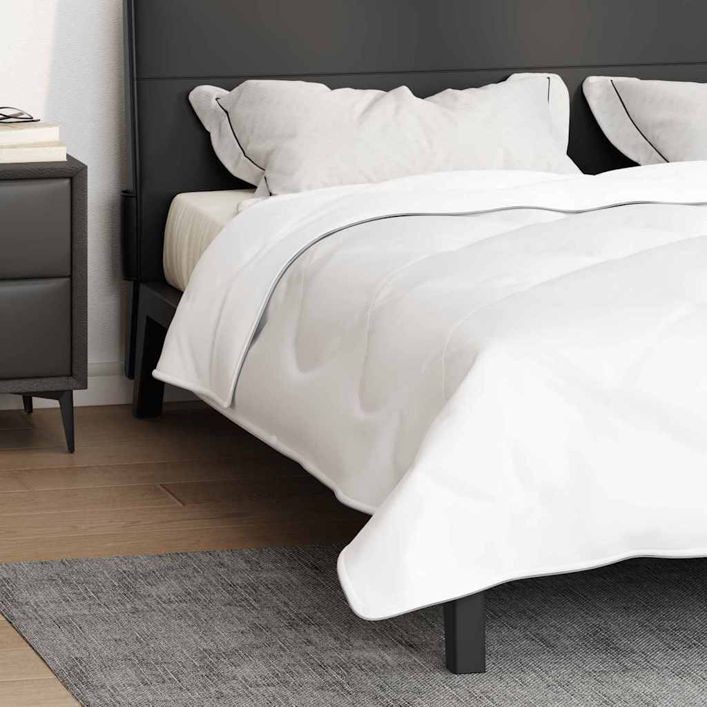 vidaXL 2-in-1 Bettdecke Weiß 240 x 260 cm Polyester