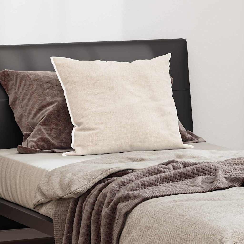 Kopfkissen mit Kissen Weiß Baumwolle und Polyester