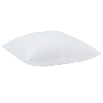 Kopfkissen mit Kissen 2 pcs Weiß 61 x 41 x 20 cm Polyester