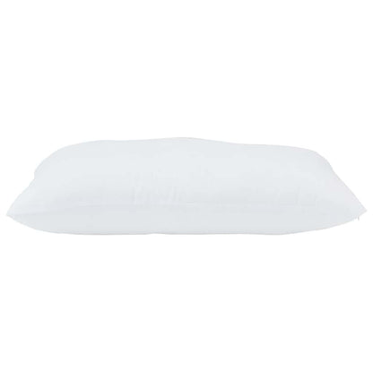 Kopfkissen mit Kissen 2 pcs Weiß 61 x 41 x 20 cm Polyester