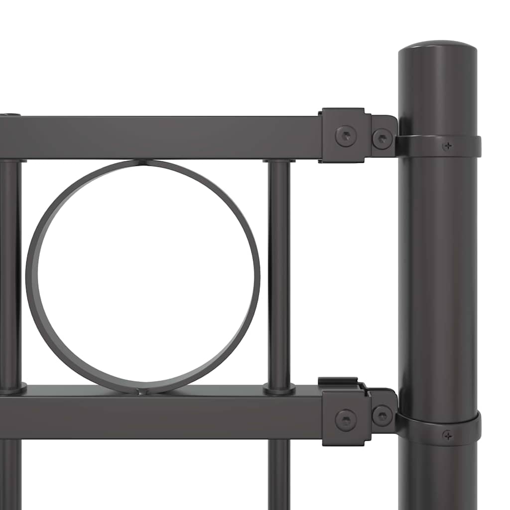 Zaunelement Grau 170 x 130 cm Stahl