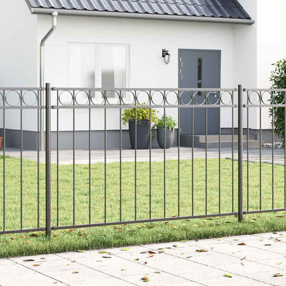 vidaXL Zaunelement Grau 170 x 150 cm Stahl