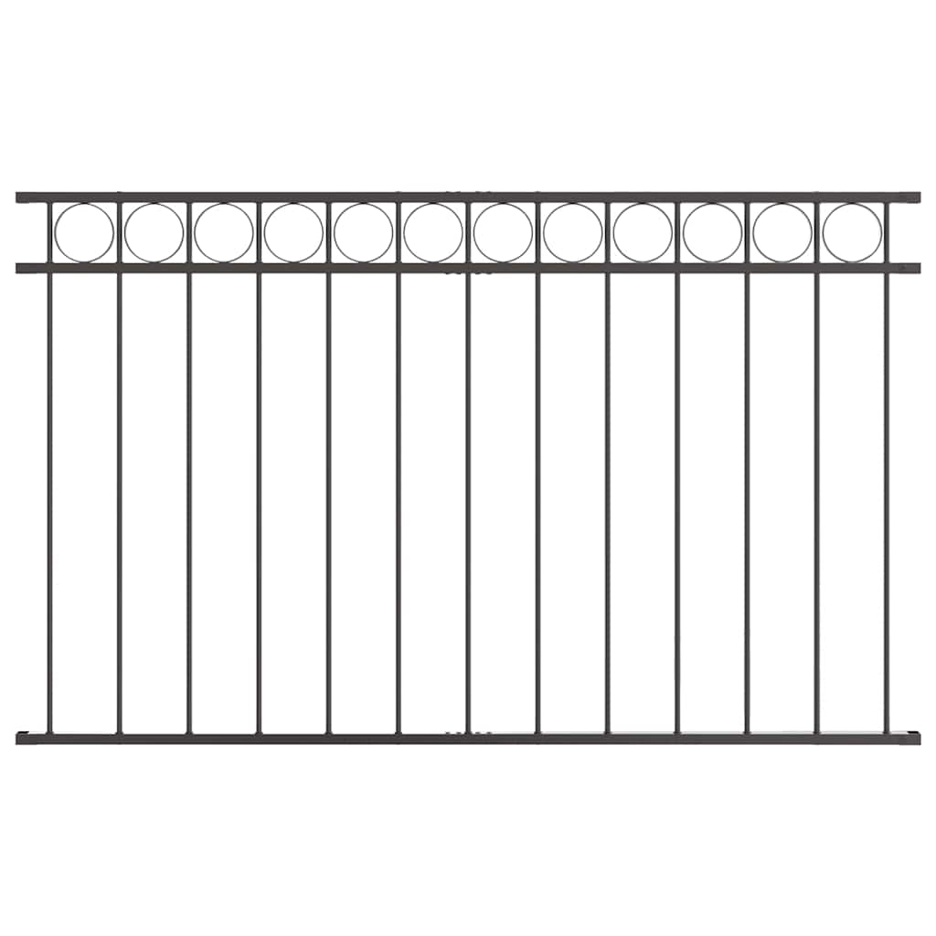 vidaXL Zaunelement Grau 170 x 100 cm Stahl