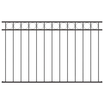 vidaXL Zaunelement Grau 170 x 100 cm Stahl