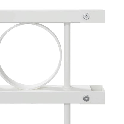 Zaunelement Weiß 170 x 150 cm Stahl