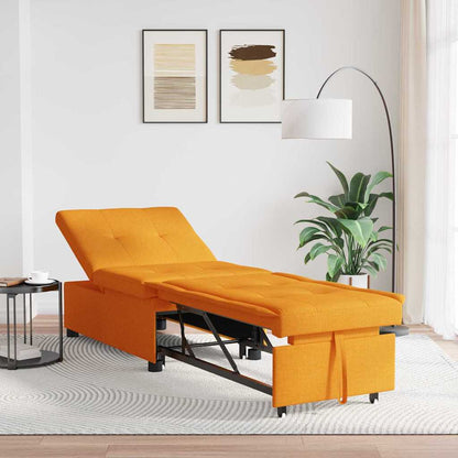 vidaXL Canapé-lit gigogne jaune foncé 194 x 50 x 82 cm Contreplaqué