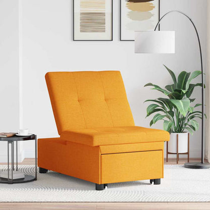 vidaXL Canapé-lit gigogne jaune foncé 194 x 50 x 82 cm Contreplaqué