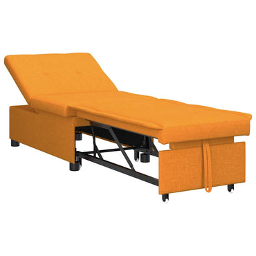 vidaXL Canapé-lit gigogne jaune foncé 194 x 50 x 82 cm Contreplaqué