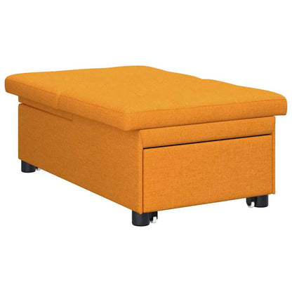 vidaXL Canapé-lit gigogne jaune foncé 194 x 50 x 82 cm Contreplaqué