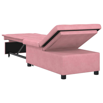 Schlafsofa Rosa 194 x 67 x 82 cm Samt