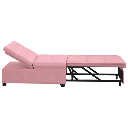 Schlafsofa Rosa 194 x 67 x 82 cm Samt