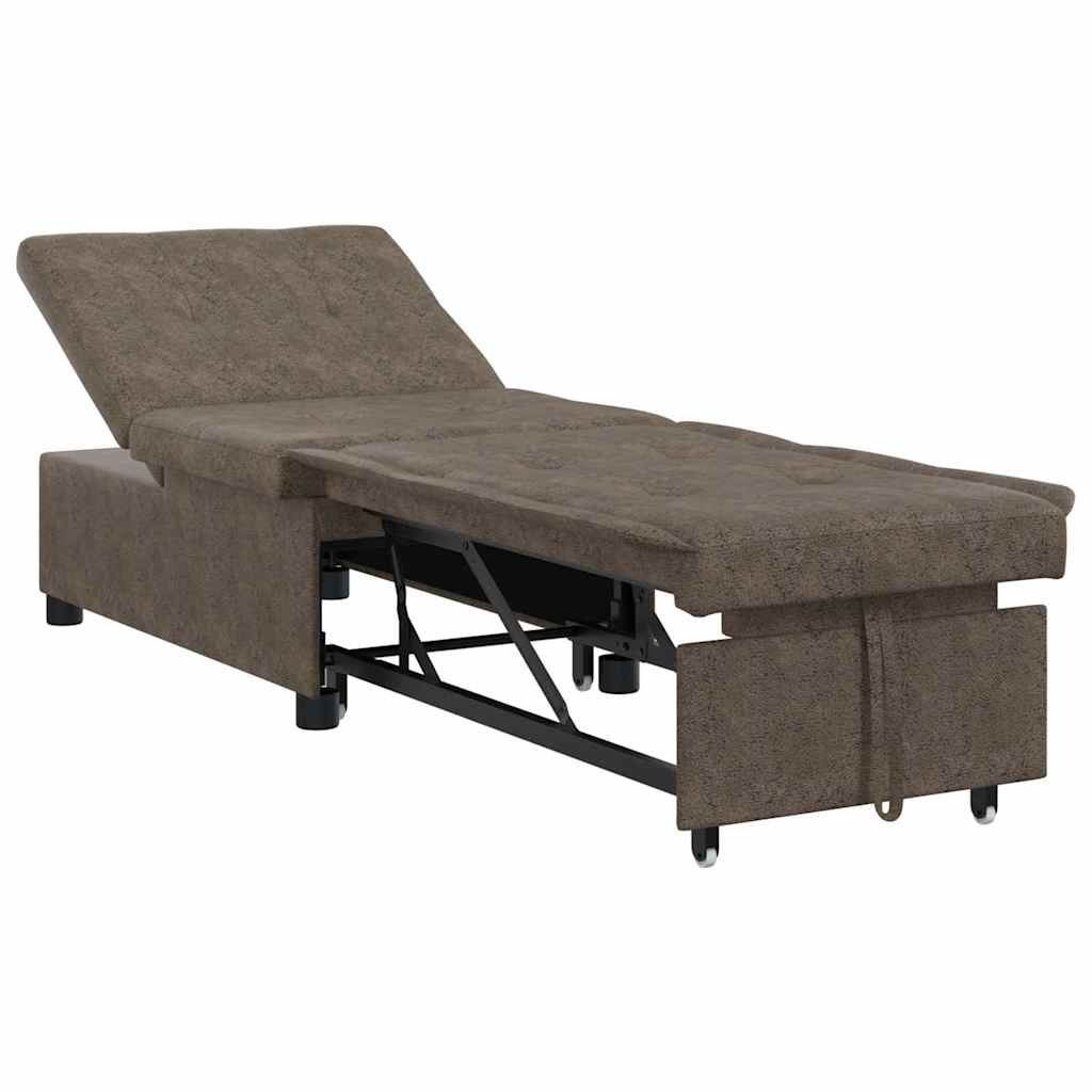 vidaXL Schlafsofa Dunkelgrau 194 x 67 x 82 cm Huahua Stoff