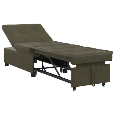 vidaXL Schlafsofa Olivegrün 194 x 67 x 82 cm Huahua Stoff