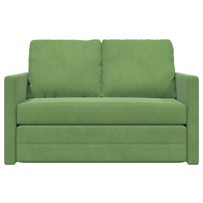 vidaXL Schlafsofa Hellgrün 204 x 122 x 60 cm Samt