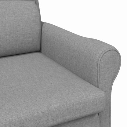 vidaXL Sessel Hellgrau 76 x 94 x 102 cm Stoff