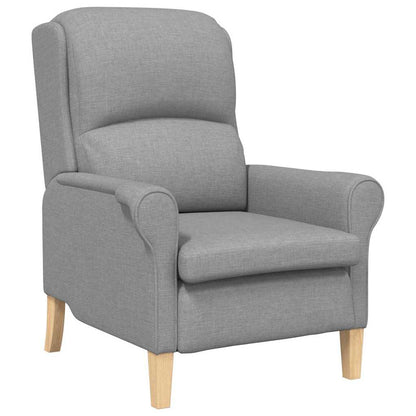 vidaXL Sessel Hellgrau 76 x 94 x 102 cm Stoff
