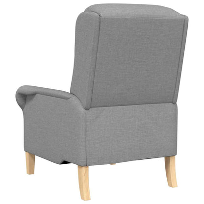 vidaXL Sessel Hellgrau 76 x 94 x 102 cm Stoff