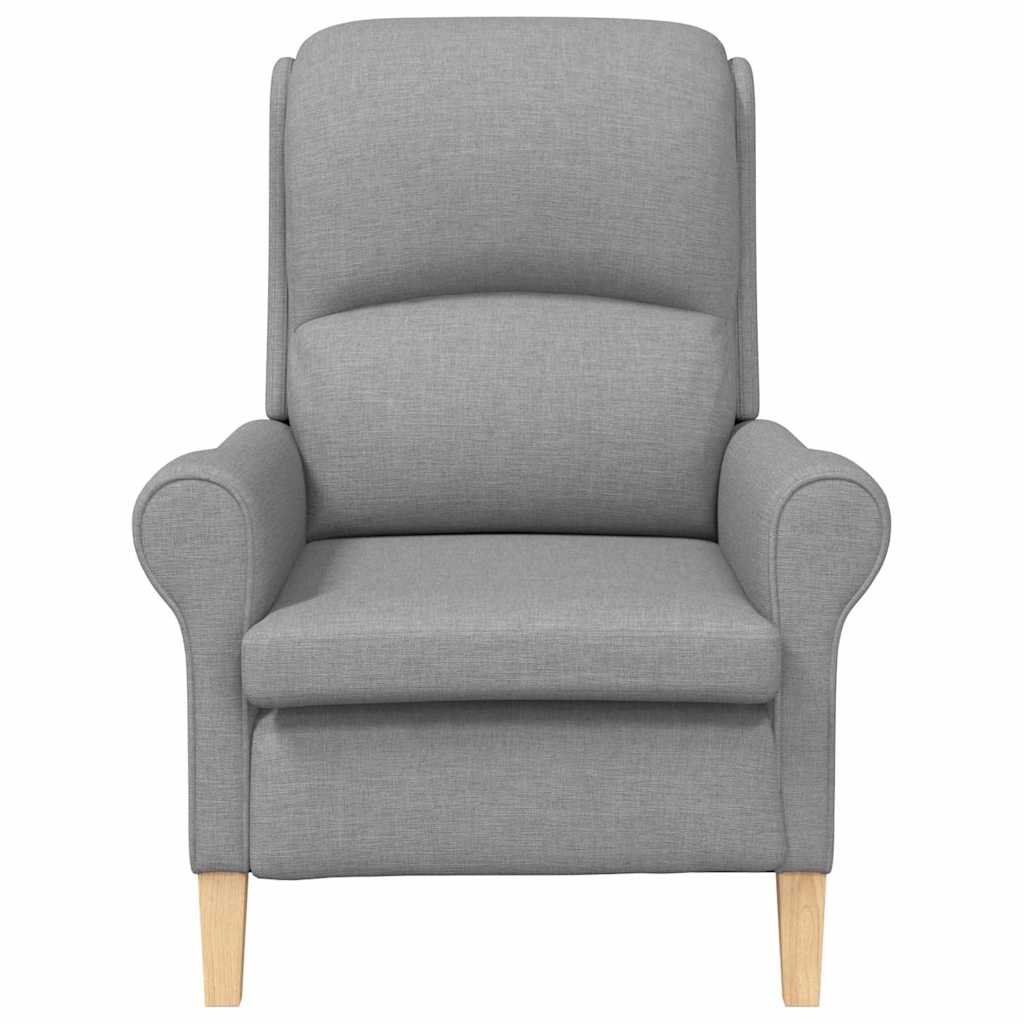 vidaXL Sessel Hellgrau 76 x 94 x 102 cm Stoff
