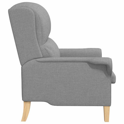 vidaXL Sessel Hellgrau 76 x 94 x 102 cm Stoff