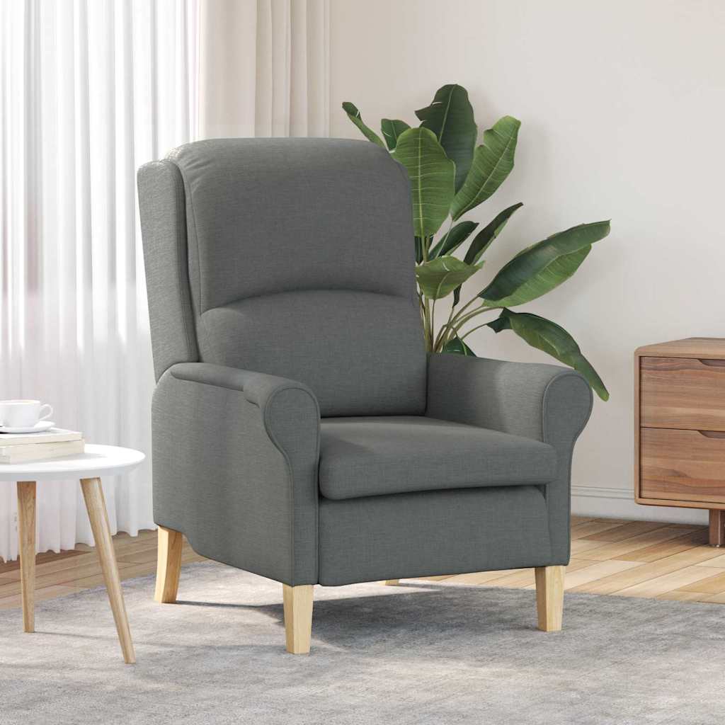vidaXL Sessel Dunkelgrau 76 x 94 x 102 cm Stoff