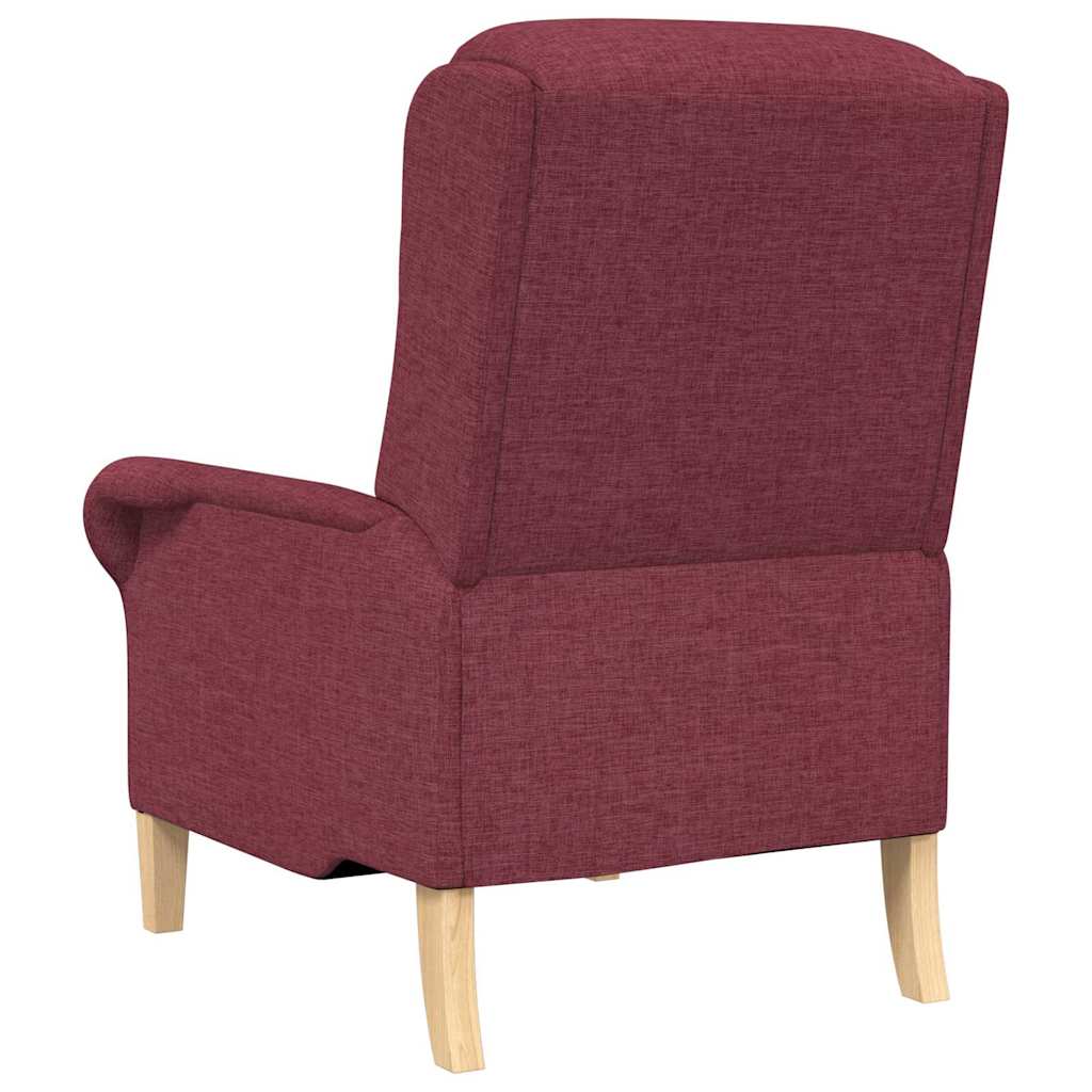 vidaXL Sessel Weinrot 76 x 94 x 102 cm Stoff