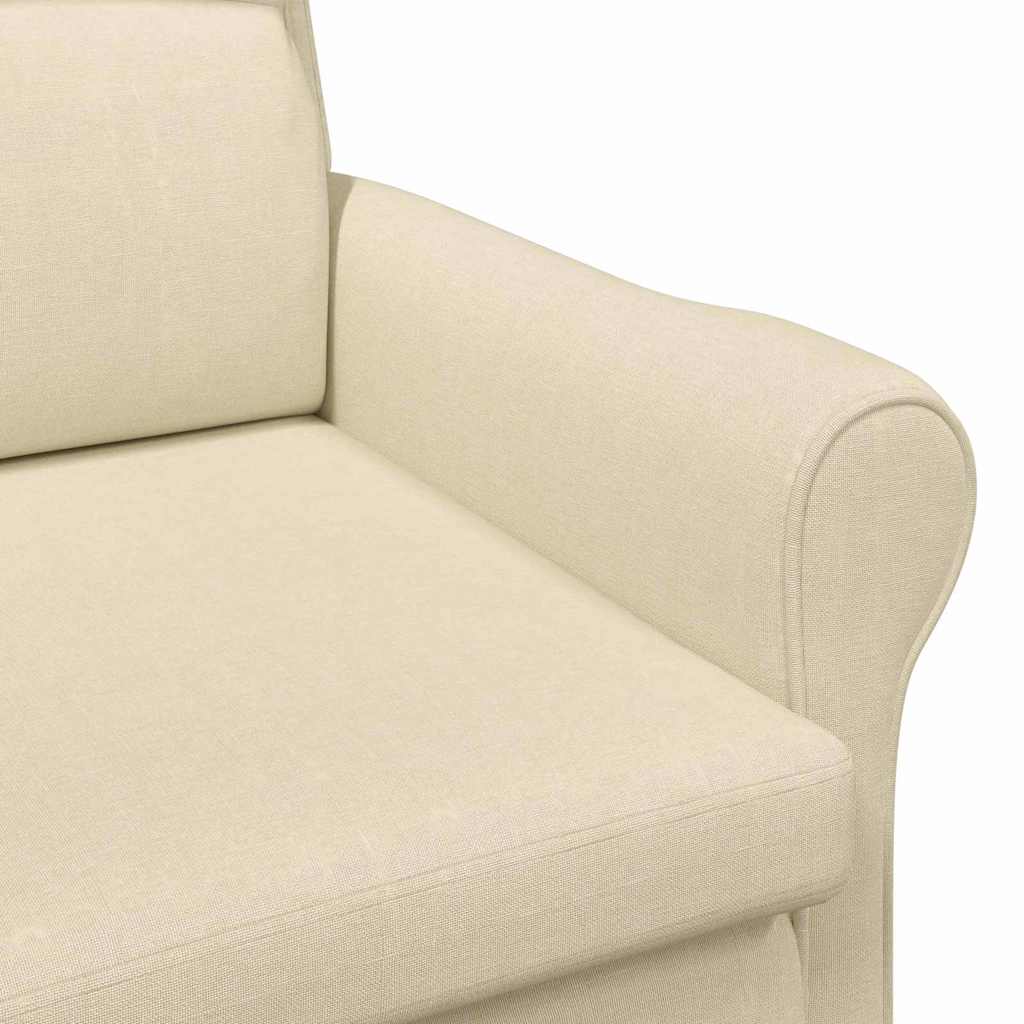 vidaXL Sessel Creme 76 x 94 x 102 cm Stoff