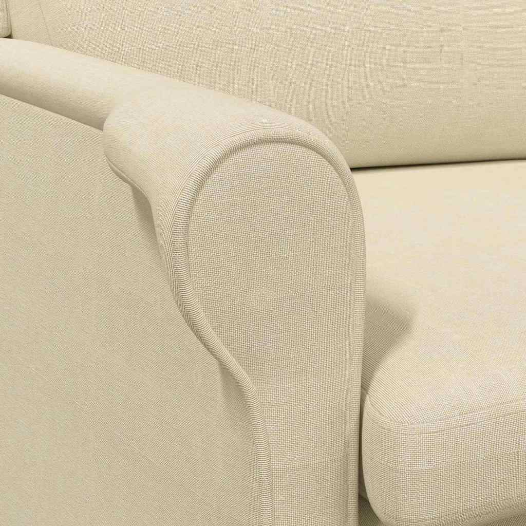 vidaXL Sessel Creme 76 x 94 x 102 cm Stoff