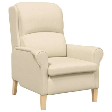 vidaXL Sessel Creme 76 x 94 x 102 cm Stoff