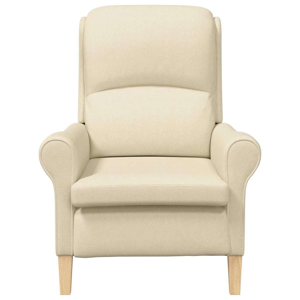 vidaXL Sessel Creme 76 x 94 x 102 cm Stoff