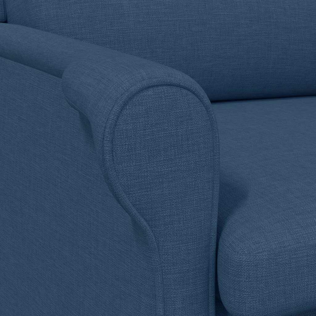 vidaXL Sessel Blau 76 x 94 x 102 cm Stoff