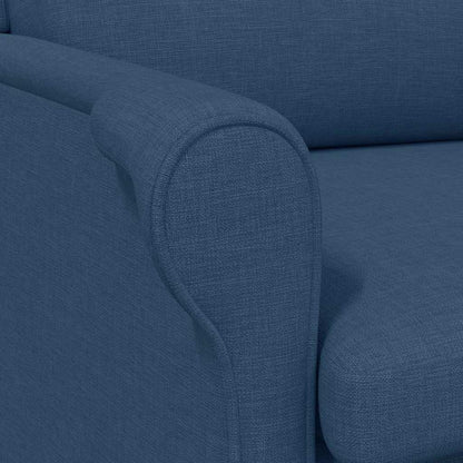 vidaXL Sessel Blau 76 x 94 x 102 cm Stoff