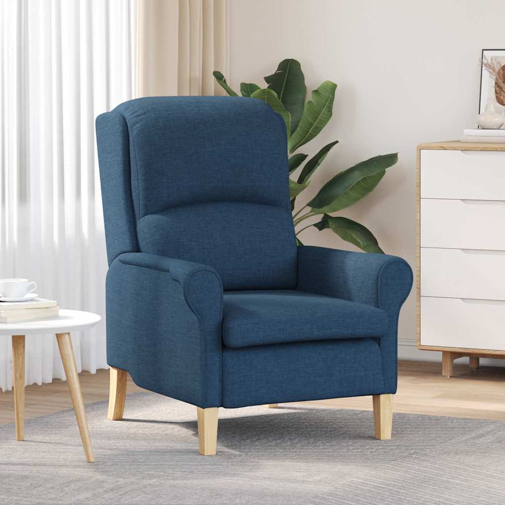 vidaXL Sessel Blau 76 x 94 x 102 cm Stoff