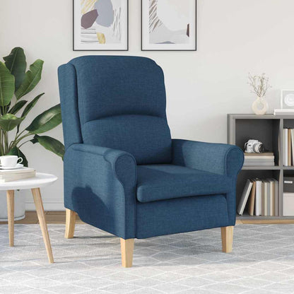 vidaXL Sessel Blau 76 x 94 x 102 cm Stoff
