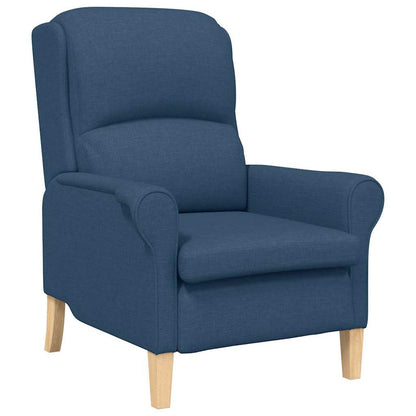 vidaXL Sessel Blau 76 x 94 x 102 cm Stoff