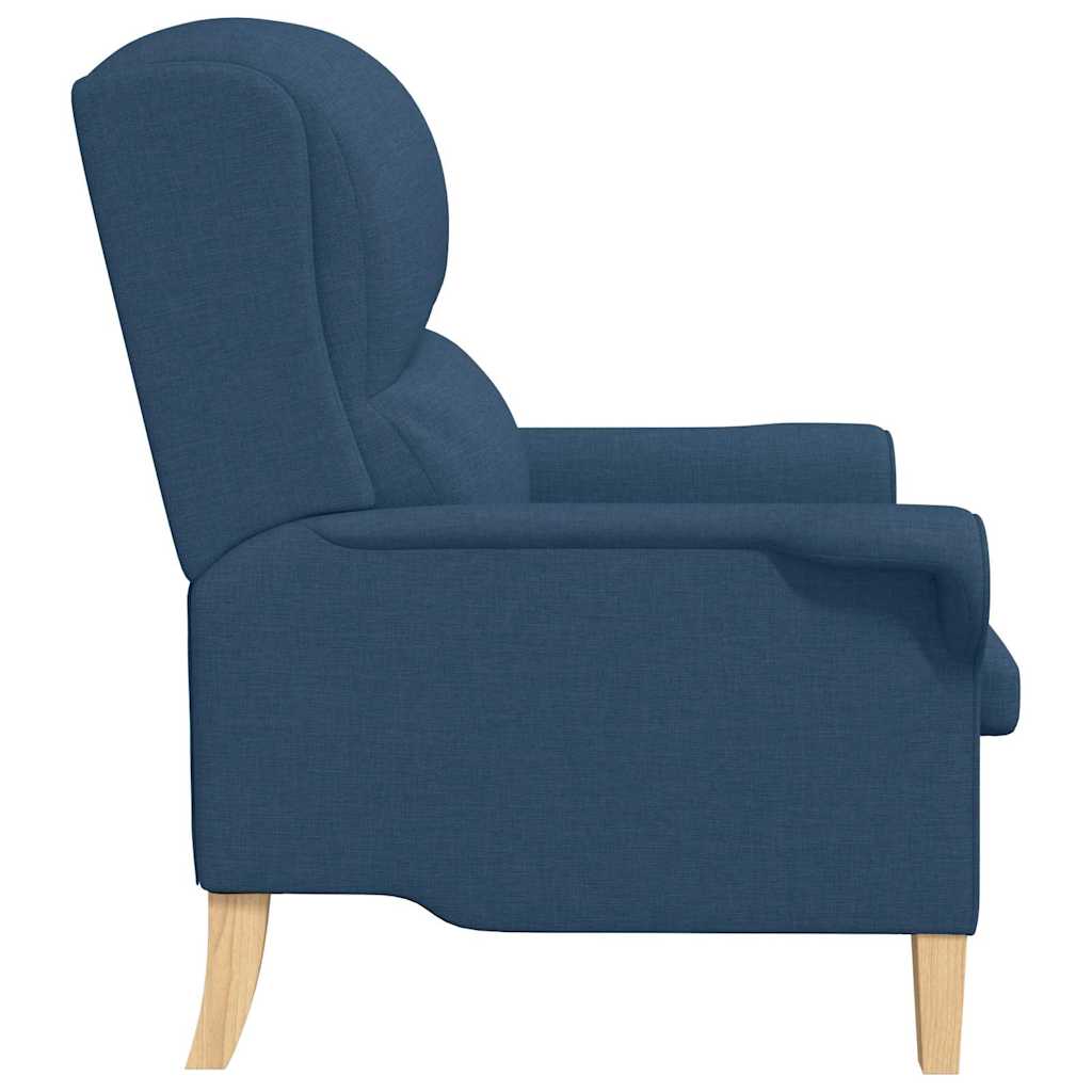 vidaXL Sessel Blau 76 x 94 x 102 cm Stoff