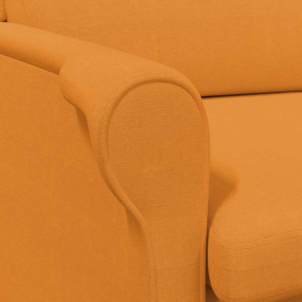 vidaXL Sessel Dunkelgelb 76 x 94 x 102 cm Stoff