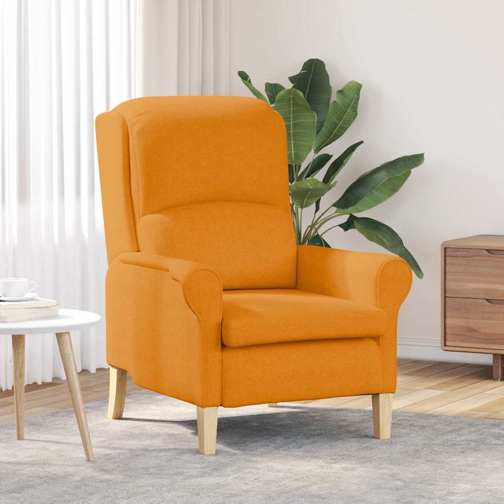 vidaXL Sessel Dunkelgelb 76 x 94 x 102 cm Stoff