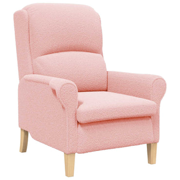 vidaXL Sessel Rosa 76 x 94 x 102 cm Weiches Sherpa-Gewebe