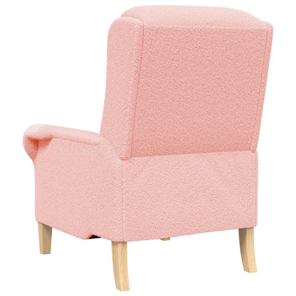 vidaXL Sessel Rosa 76 x 94 x 102 cm Weiches Sherpa-Gewebe