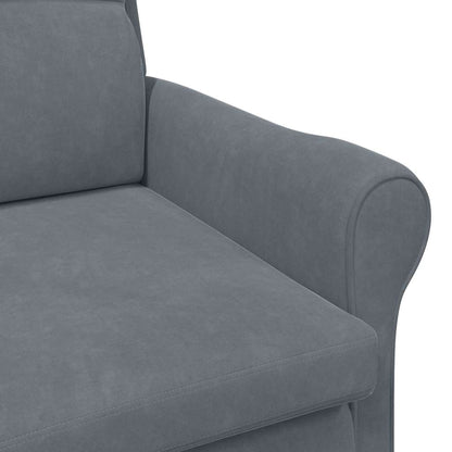 vidaXL Sessel Dunkelgrau 76 x 94 x 102 cm Samt