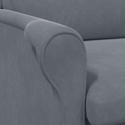 vidaXL Sessel Dunkelgrau 76 x 94 x 102 cm Samt