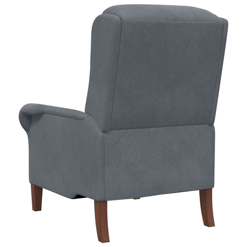 vidaXL Sessel Dunkelgrau 76 x 94 x 102 cm Samt