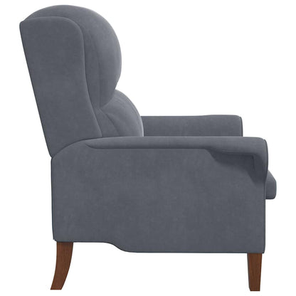 vidaXL Sessel Dunkelgrau 76 x 94 x 102 cm Samt