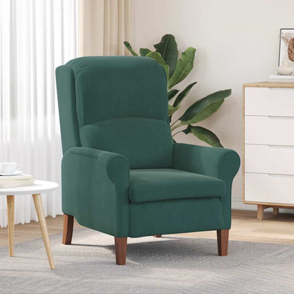 vidaXL Sessel Dunkelgrün 76 x 94 x 102 cm Samt