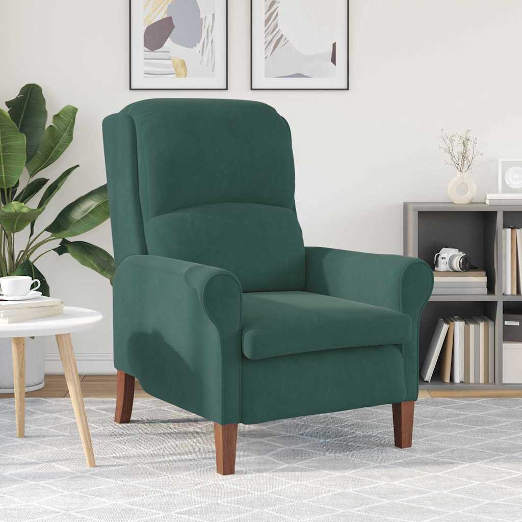 vidaXL Sessel Dunkelgrün 76 x 94 x 102 cm Samt