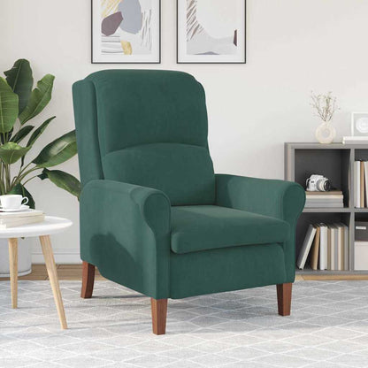 vidaXL Sessel Dunkelgrün 76 x 94 x 102 cm Samt