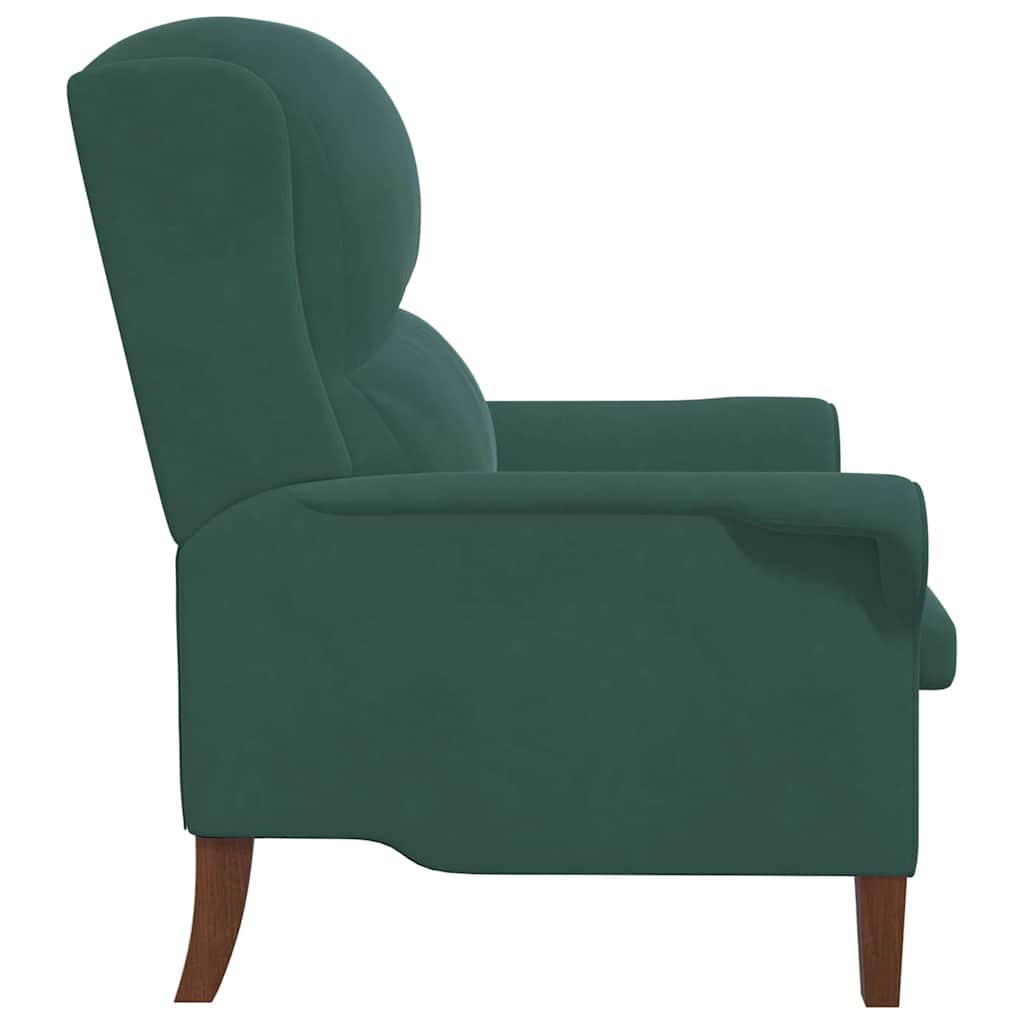 vidaXL Sessel Dunkelgrün 76 x 94 x 102 cm Samt