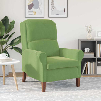 vidaXL Sessel Hellgrün 76 x 94 x 102 cm Samt